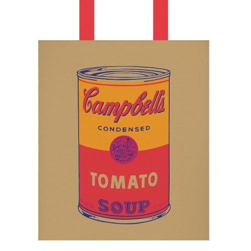 Andy Warhol Campbells Soup Tote Bag
