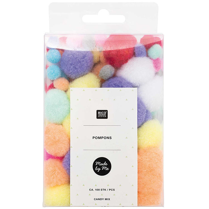 Rico Pompons 100 Candy Mix