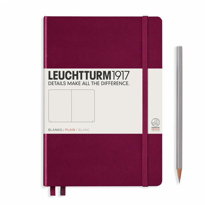 Leuchtturm 1917 Notebook Medium Plain Port Red