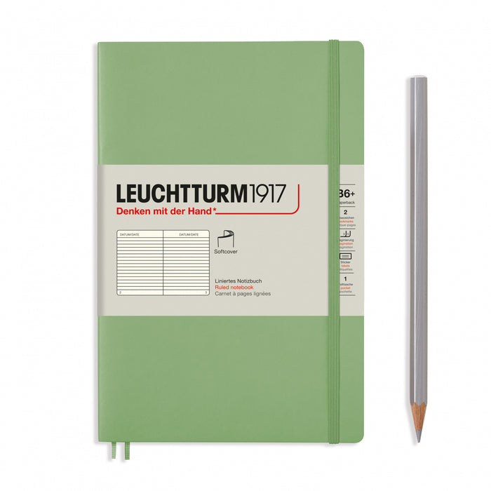 Leuchtturm Notebook (B6+), Softcover Ruled