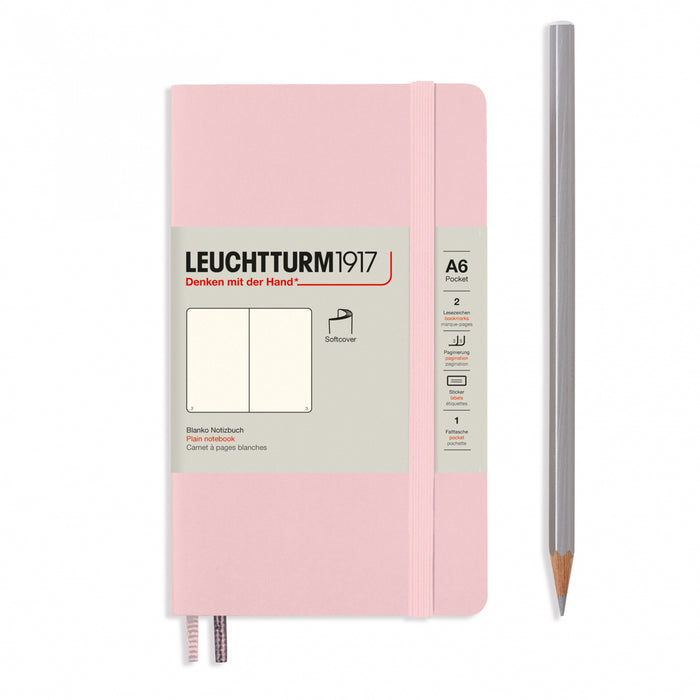 Leuchtturm Notebook (A6 Pocket), Softcover Plain