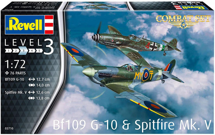 Revell Bf109G-10 & Spitfire Mk.V - Combat Set