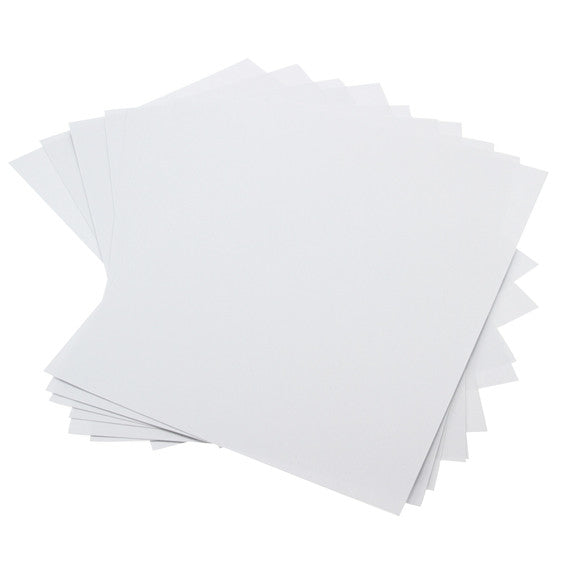 Cardstock Plain White A4 - 25 Pk
