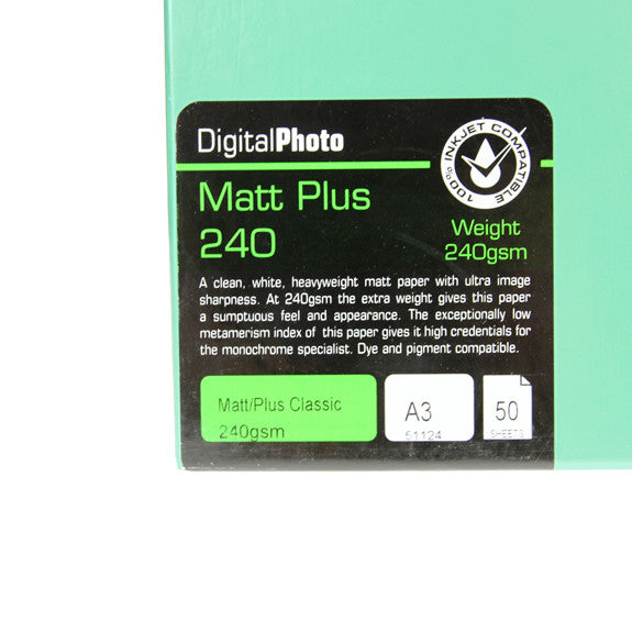 A3 PermaJet Digital Photo Paper Matt/Plus - 240gsm - 50pk