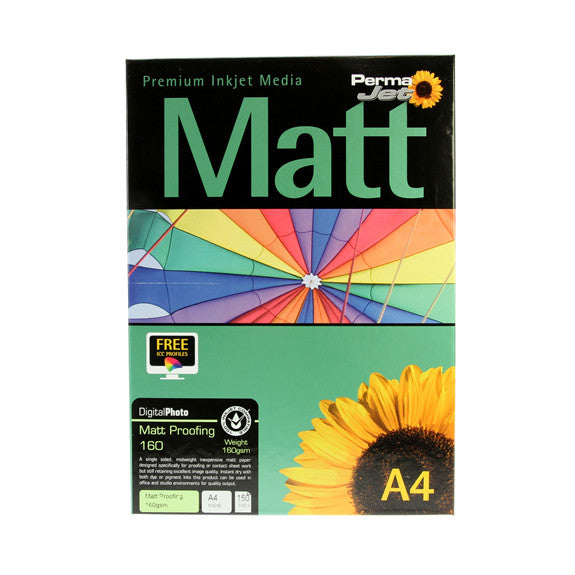 A4 PermaJet Digital Photo Paper Matt Proofing - 160gsm - 150pk