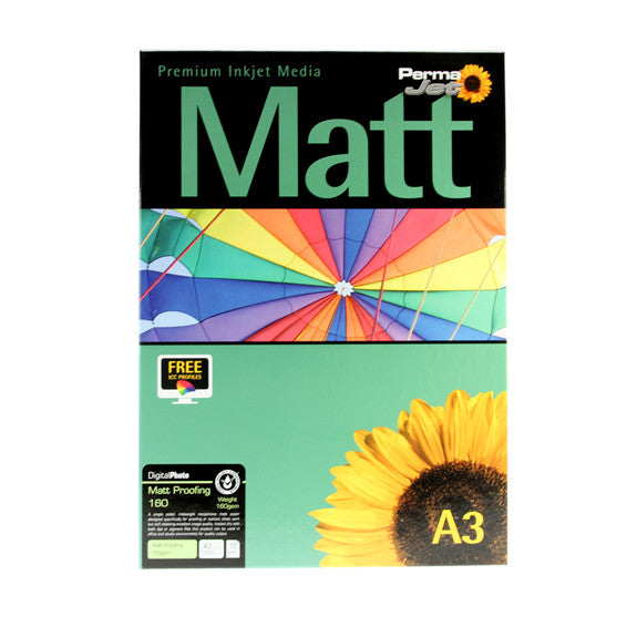 A3 PermaJet Digital Photo Paper Matt Proofing - 160gsm - 75pk