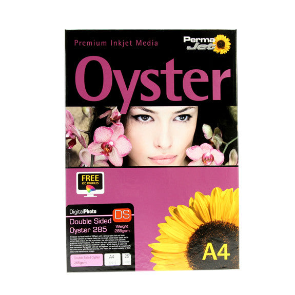A4 PermaJet Digital Photo Paper Double-Sided Oyster - 285gsm - 25pk