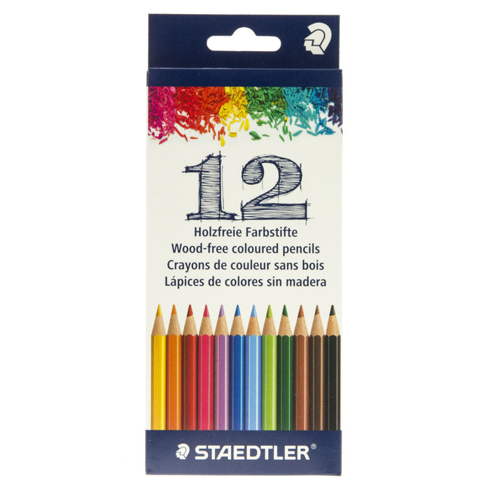 Wood-Free Coloured Pencils 12