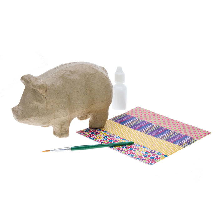 HC590 Decoupage Piggy Bank Kit