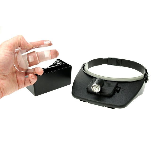 Lightcraft - Versatile Headband magnifier with 4 lenses