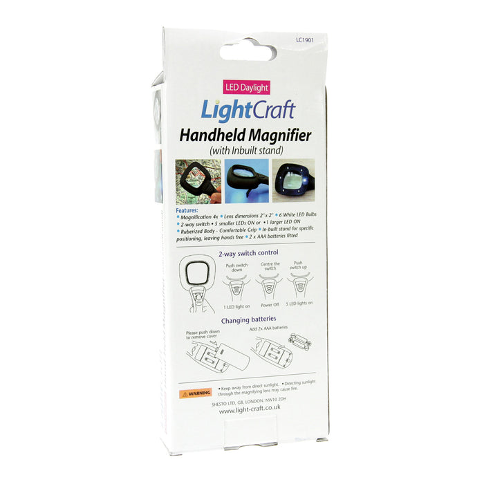 Lightcraft - LED Handheld Magnifier 4x