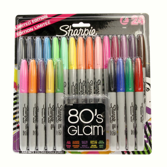 Sharpie 80's Glam Marker 24 Pack — Fred Aldous