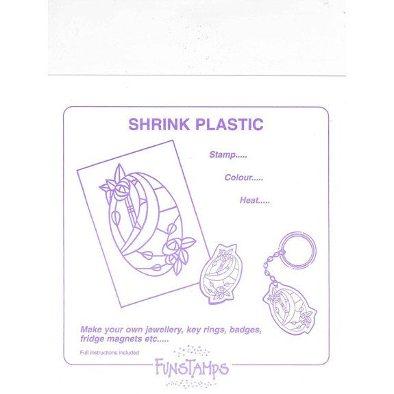 Shrink Plastic - 4 Colours