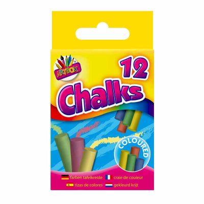 12 Coloured Chalks