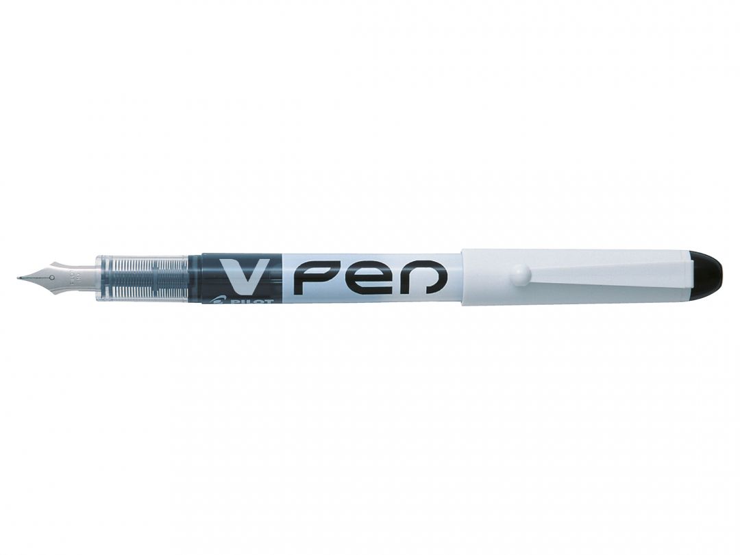 V Pen Fountain Pen White Barrel