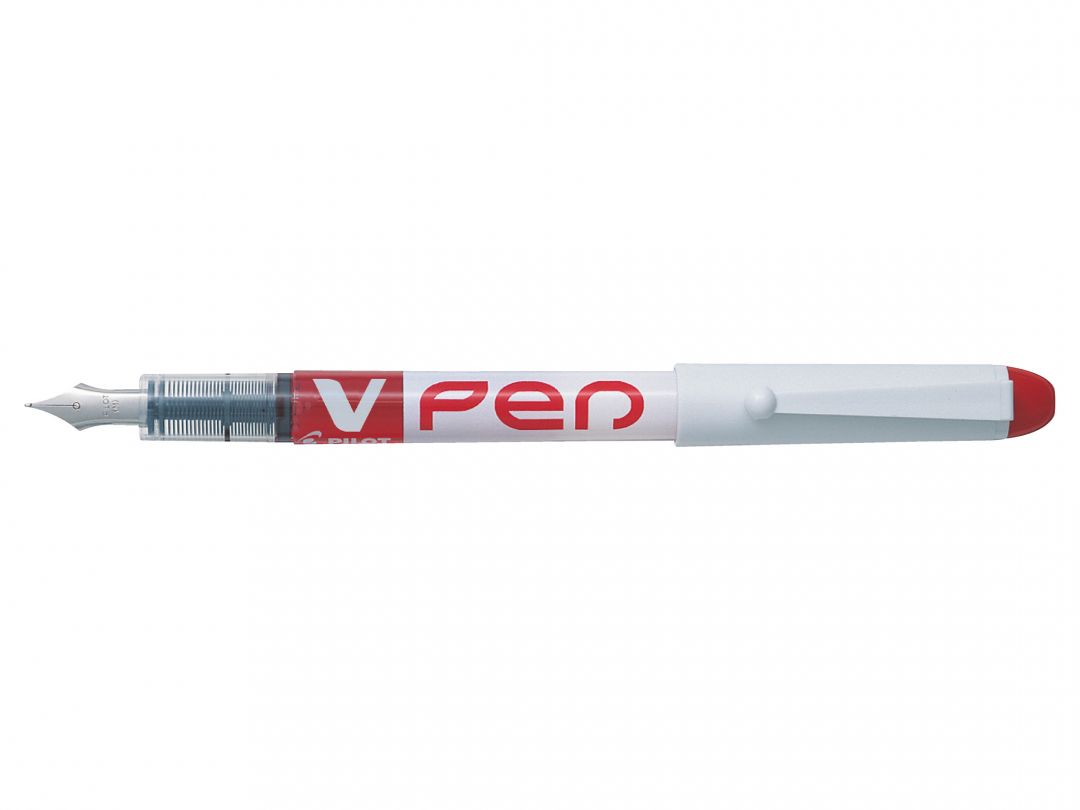 V Pen Fountain Pen White Barrel