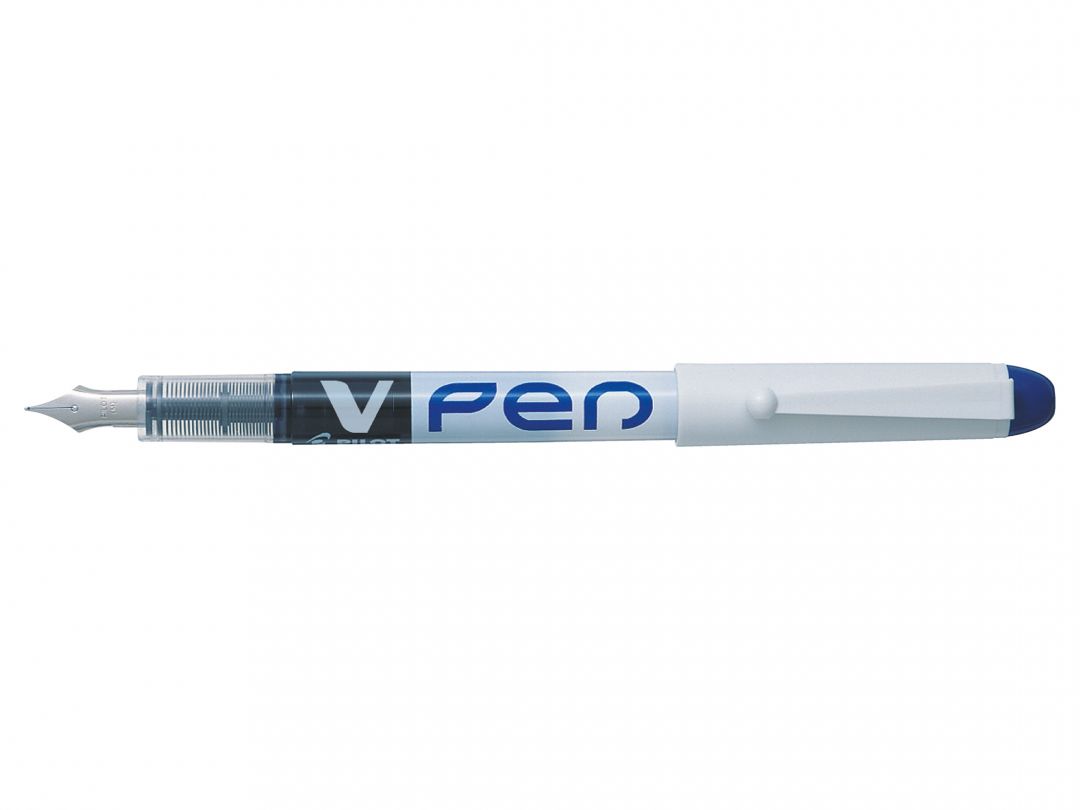 V Pen Fountain Pen White Barrel