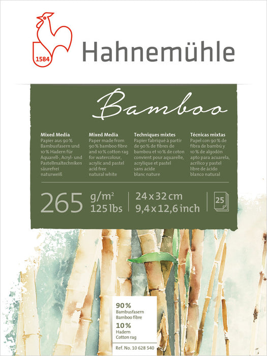 Hahnemuhle Bamboo-Mixed Media 265gsm - 24X32cm
