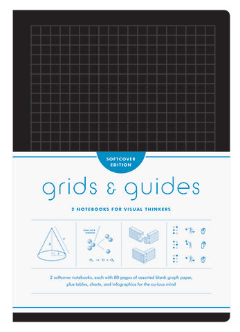 Grids And Guides Softcover Notebook Set of 2