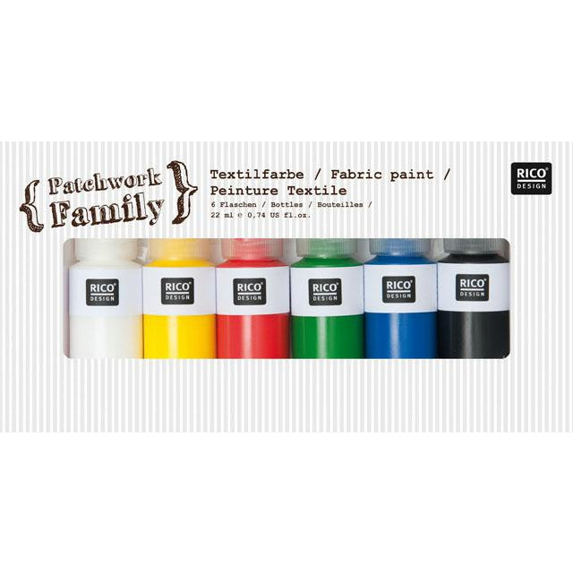 Rico: Fabric Paint Set Basic