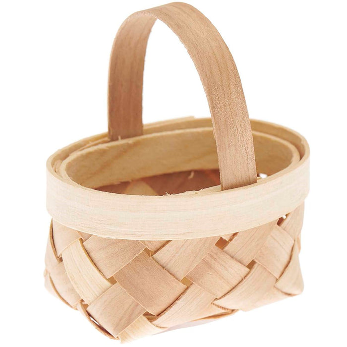 Rico Miniature Woven Basket, 6,5 x 7 x 5 cm