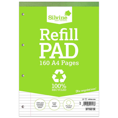 A4 Recycled Refill Pad (Lined)