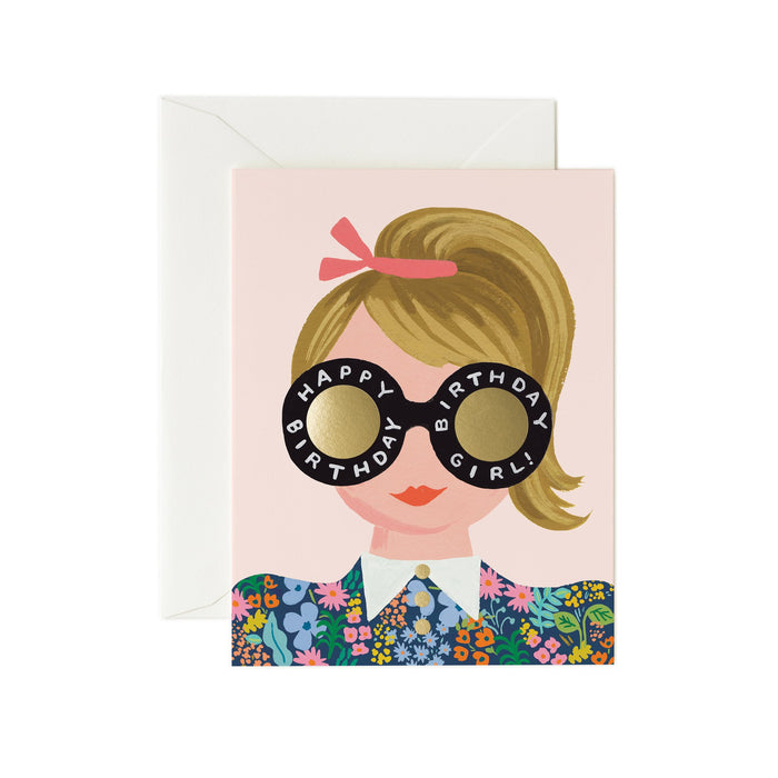 Meadow Birthday Girl Card