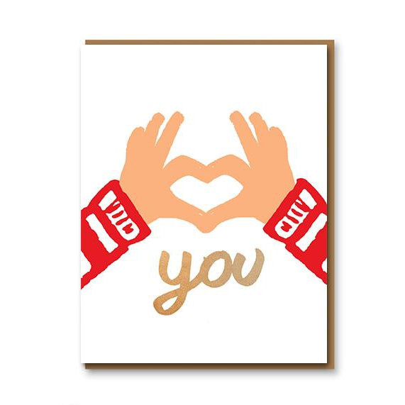 Love You Hands - Card