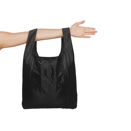 The unfolded bag across somebodies arm.