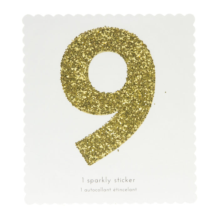 Meri Meri Chunky Gold Glitter Sticker