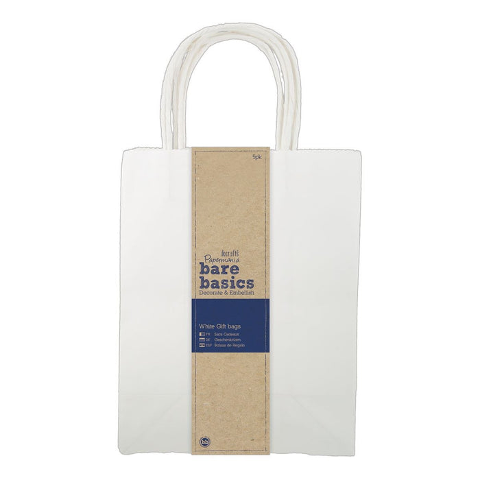 White Gift Bags (5pk) - Large