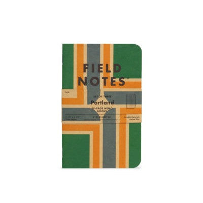 FIELD NOTES Portland 3-Pack Memo Books Graph Grid