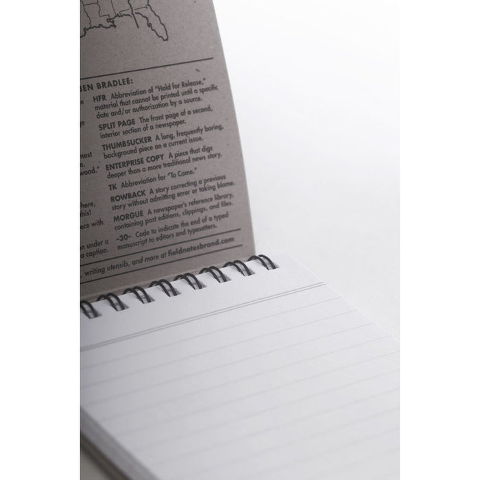 FIELD NOTES Front Page Reporter's Note Books 2- Pack Ruled