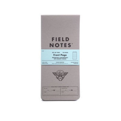 FIELD NOTES Front Page Reporter's Note Books 2- Pack Ruled