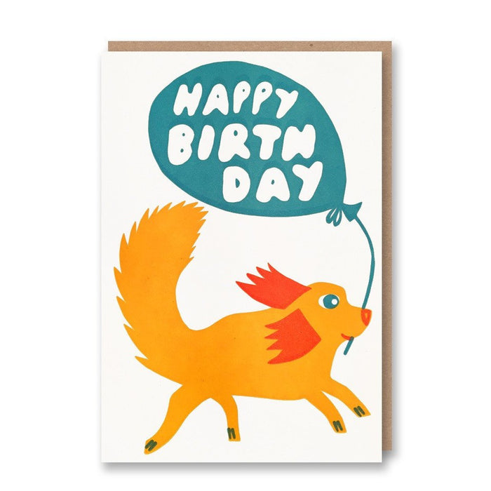 Sukie Letterpress Collection HB Dog with Balloon