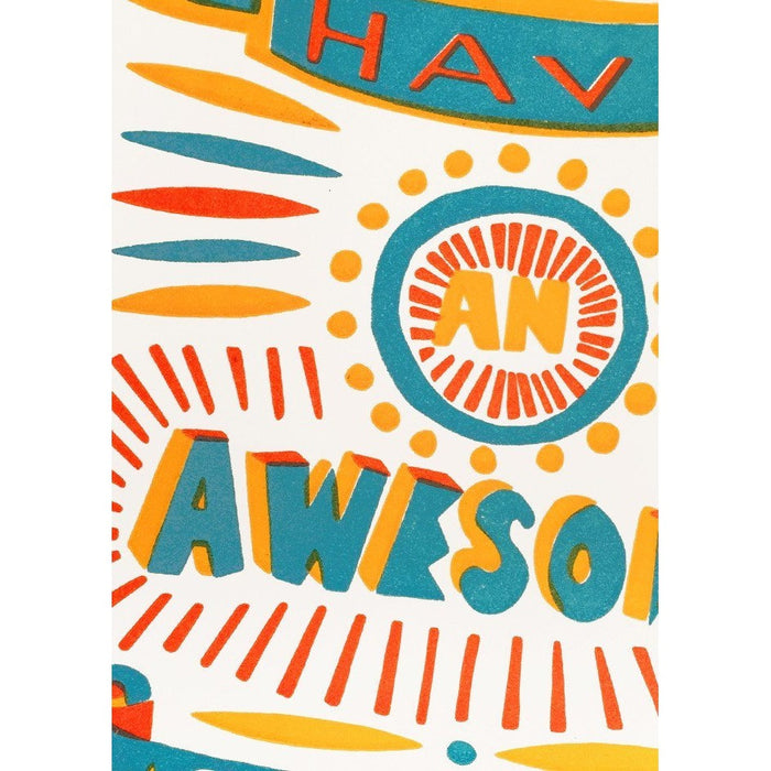 Sukie Letterpress Collection Awesome Birthday