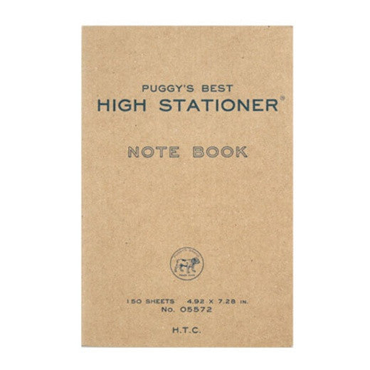Hightide // Puggys Paperback Notebook // Blue