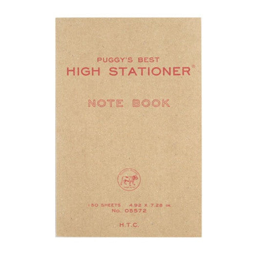 Hightide // Puggys Paperback Notebook // Red