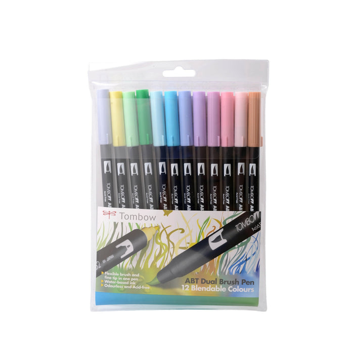 Dual Brush Pens - 12 Per Pack