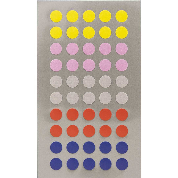 Rico Office Stick Colored Dots 8mm 4 Sheets 7x15.5 cm