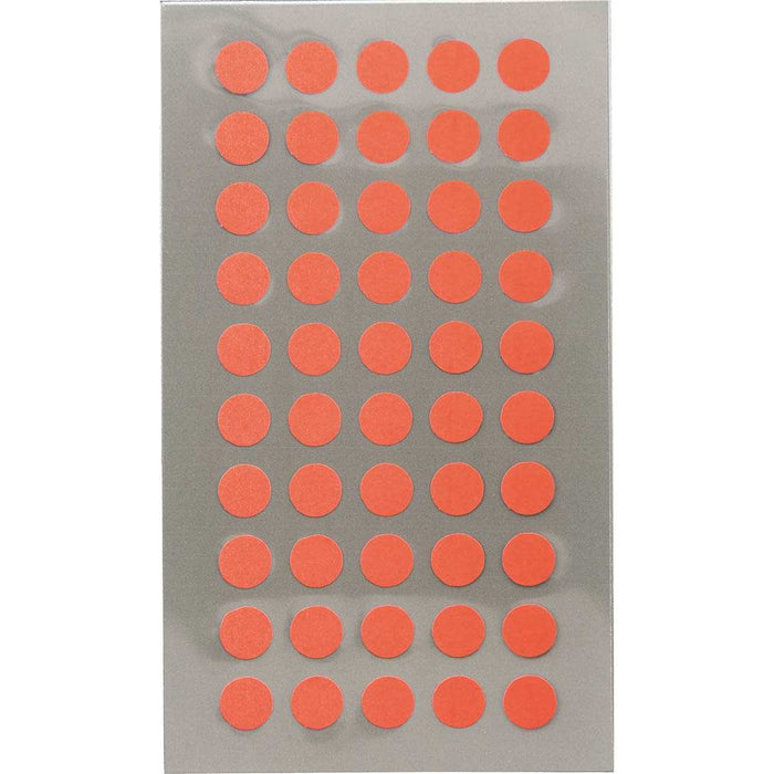 Rico Office Stick Neonred Dots 8mm 4 Sheets 7x15.5 cm
