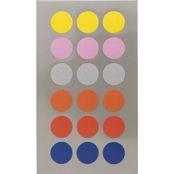 Rico Office Stick Colore Dots 15mm 4 Sheets 7x15.5 cm