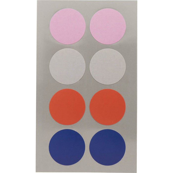 Rico Office Stick Colore Dots 25mm 4 Sheets 7x15.5 cm