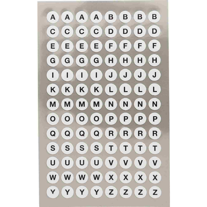 Rico Office StickWhi Abc Dots 85mm 4 Sheets 9.5x19 cm