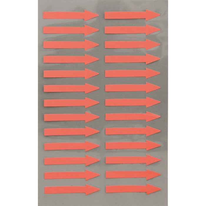 Rico Office Stick Arrows Neon Red 4 Sheets 9.5x19 cm