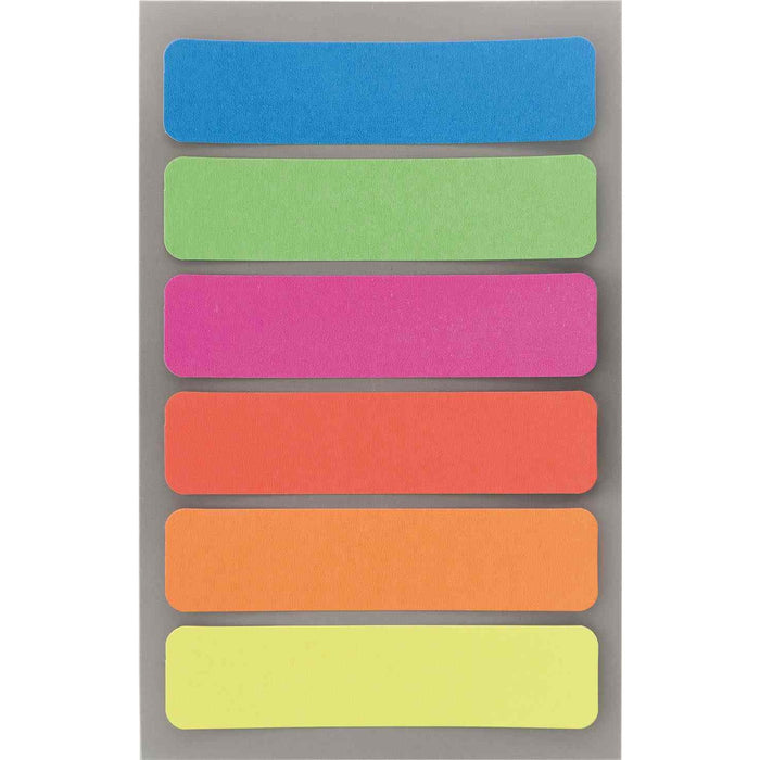 Rico Office Stick Labels Neon Mix 4 Sheets 9.5x19 cm