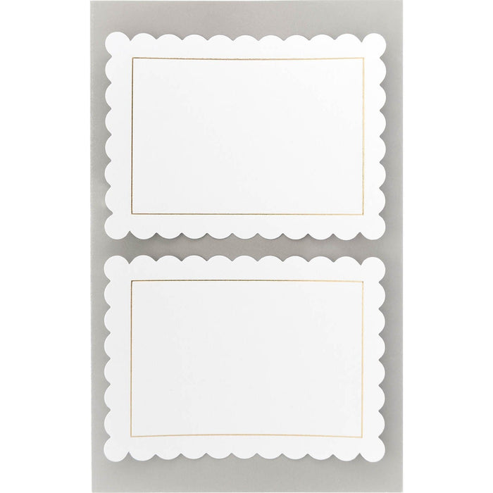 Rico Office Stick Whi Labels Roset 4 Sheets 9.5x19 cm