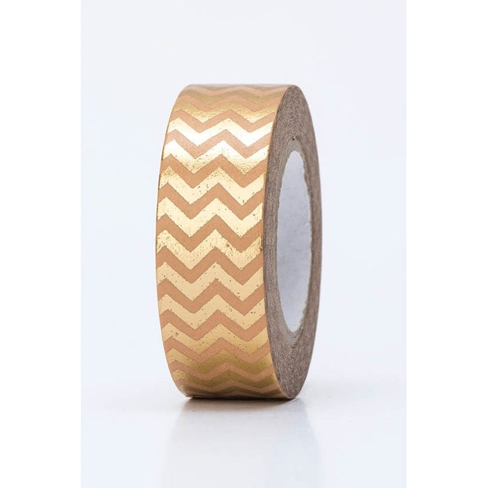 Paper Poetry: Tape Hot Foil Gold ZigZag