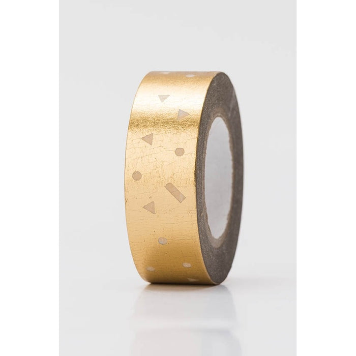 Paper Poetry: Tape Hot Foil Gold Confetti