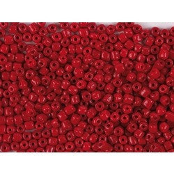 Rico Rocaille Red-Opaque 4mm